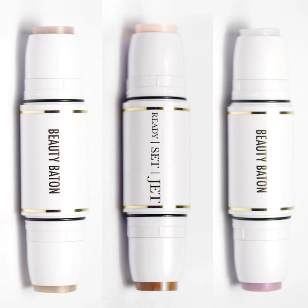 Ready Set Jet Beauty Baton Trio + Lip Cheek Stain